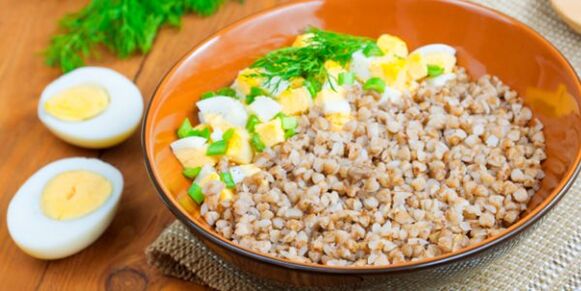 bubur soba dengan telur untuk penurunan berat badan